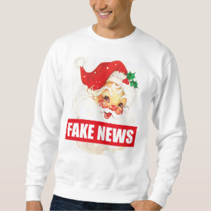 Sweatshirt Fake News Père Noël Xmas Père Noël Sweater Jumper