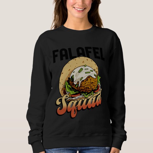 Sweatshirt Falafel Squad Hummus Arabic Food Chef (Devant)