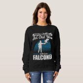 Sweatshirt Falconer Falcon Hunter Falconer Tracker Duck Hunte (Devant entier)