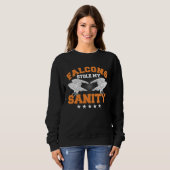 Sweatshirt falconry hawking ornithology gamehawking bird hunt (Devant entier)