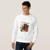 Sweatshirt Fall Crow - It’s Fall Y’all Art (Devant entier)