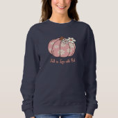Sweatshirt Fall In Love with Pink Fall Clove (Devant)