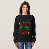 Sweatshirt Famille amusante qui correspond le plus probableme (Devant entier)