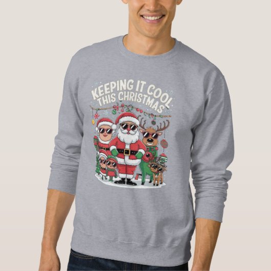 Sweatshirt Famille cool (Devant)
