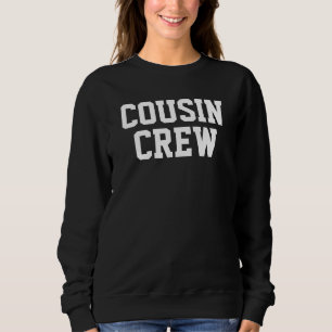 Sweatshirt Famille de jumelage d'équipes de cousins personnal