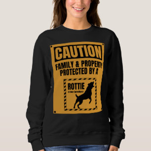 Sweatshirt Famille De Prudence Protégée Par Rottie Cool Rottw