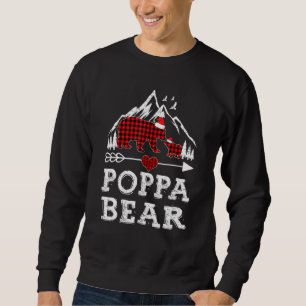 Sweatshirt Famille de Pyjama Correspondant à l'Ours Poppa Rou