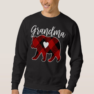 Sweatshirt Famille de pyjama de jumelage d'ours de grand-mère