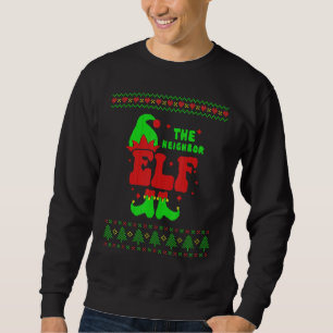 Sweatshirt Famille Elf Voisine Correspondant Doux Laide Chris