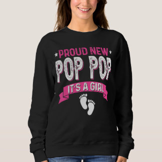 Sweatshirt Famille Genre Révèle Fier Nouveau Pop Pop C'est un