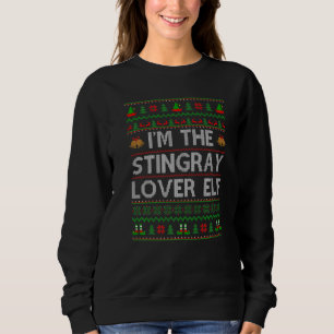 Sweatshirt Famille Matching Ugly I'm The Stingray Elf Christm