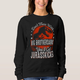 Sweatshirt Famille Mens Correspondant Big Brother Dinosaures 