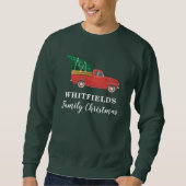 Sweatshirt Famille Noël Correspondant papa (Devant)