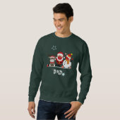 Sweatshirt Famille Noël papa (Devant entier)