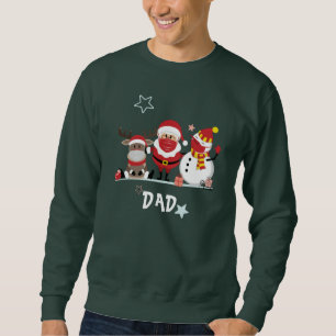 Sweatshirt Famille Noël papa