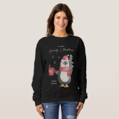 Sweatshirt Famille Pingouin Matching Noël Maman (Devant entier)