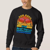 Sweatshirt Famille Summer Lake Day Sun Boat Waves Swi Ski Swi (Devant)