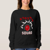 Sweatshirt Family Bowling Gutter Rollin' Bowlers Squad Strike (Devant)