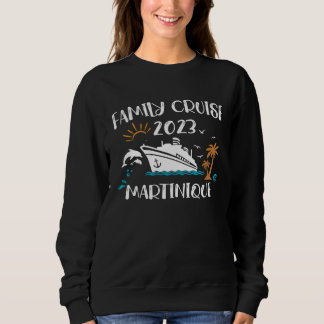 Sweatshirt Family Cruise 2023 Martinique Cruising Together Sq