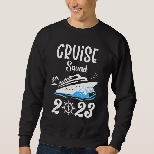 Sweatshirt Family Cruise Squad 2023 Family Matching Group Squ (Devant)