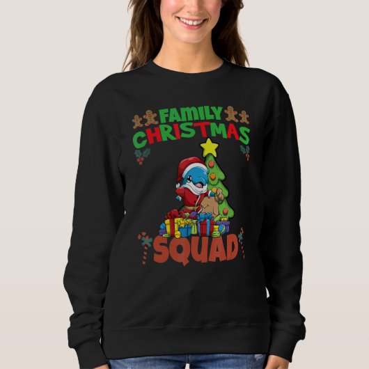 Sweatshirt Family Matching Christmas Squad X-Mas Holidays_3 (Devant)
