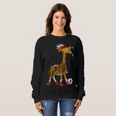 Sweatshirt Fan de girafe Mexique (Devant entier)