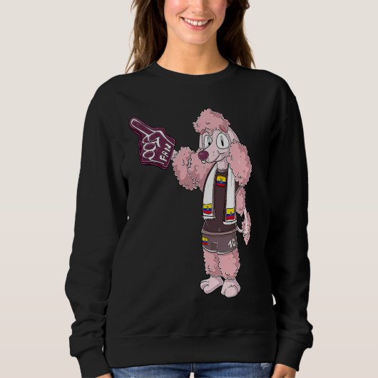 Sweatshirt Fan Poodle Ecuador (Devant)