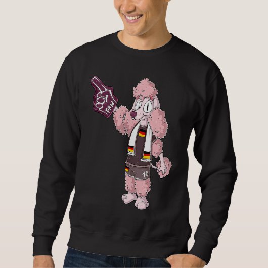 Sweatshirt Fan Poodle Germany (Devant)