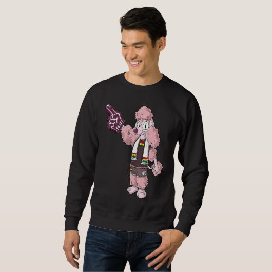 Sweatshirt Fan Poodle Ghana (Devant entier)