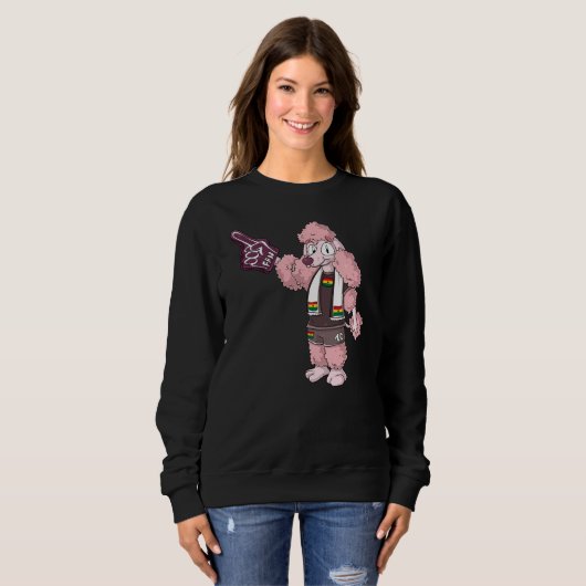 Sweatshirt Fan Poodle Ghana (Devant entier)