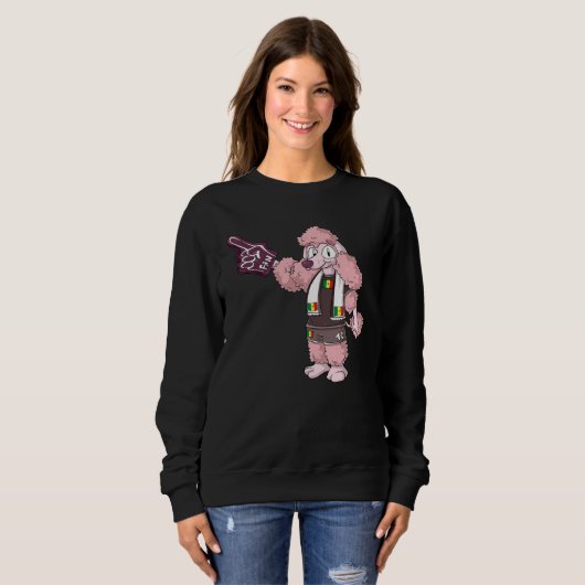 Sweatshirt Fan Poodle Senegal (Devant entier)