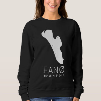 Sweatshirt Fanø Danemark Ile Fanö Coordonner Silhouette Ca