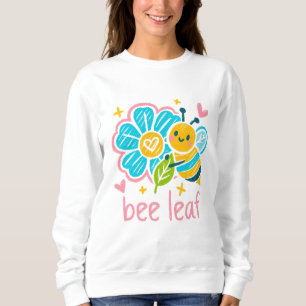 Sweatshirt Fans de 'Bee Leaf' Cottagecore de la ruche heureu