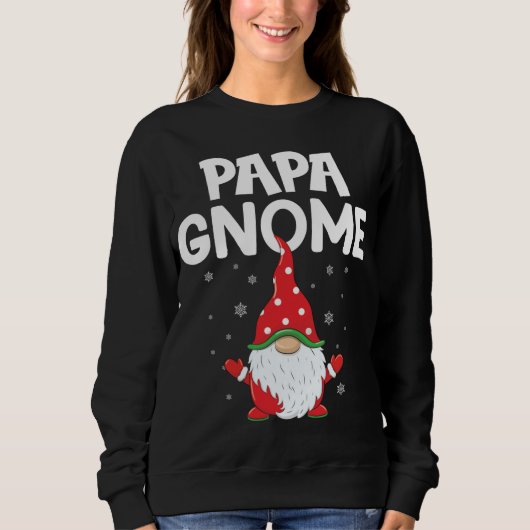 Sweatshirt Fantaisie gnomes mignon papa Gnome Xmas mignon Noë (Devant)