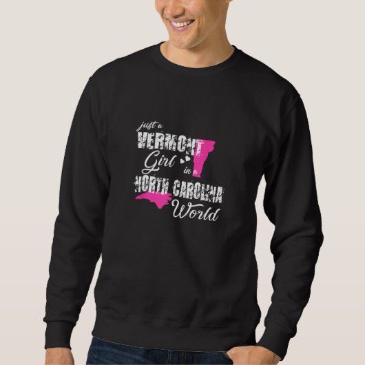 Sweatshirt Fantastique Chemise Vermont Juste Une Fille Vermon (Devant)