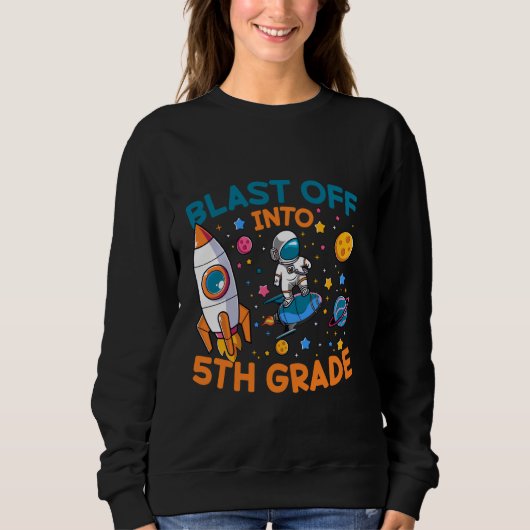 Sweatshirt Fantastique Coup De Feu Dans L'Espace Astronaut De (Devant)