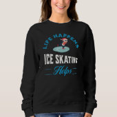 Sweatshirt Fantastique femmes de patinage sur glace (Devant)