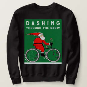 Sweatshirt Fantastique Noël cycliste