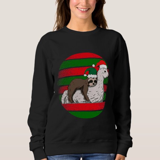 Sweatshirt Fantastique Parcours Sur Llama Retry (Devant)