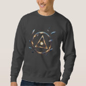 Sweatshirt Fantasy Emblem with Floating Blades – Magical Ener (Devant)