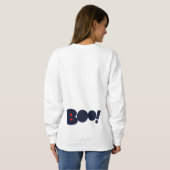 Sweatshirt fantôme d'Halloween visage drôle effray (Dos entier)