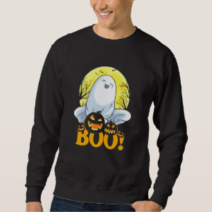 Sweatshirt Fantôme Mignon Épouvantail Fête d'Halloween