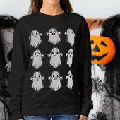 Sweatshirt Fantômes avec diverses expressions faciales Hallow
