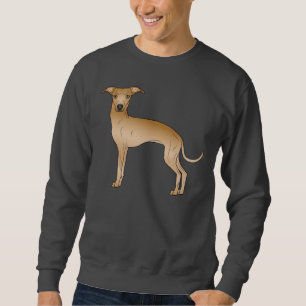 Sweatshirt Faon italien Greyhound mignon dessin de chien de d