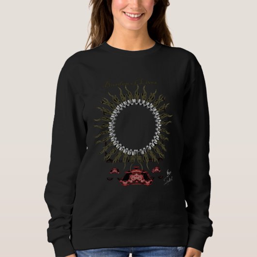 Sweatshirt Fardeau des vies NoirBlancGris (Devant)
