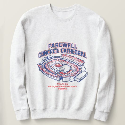 Sweatshirt Farewell Concrete Tribute (Design devant)