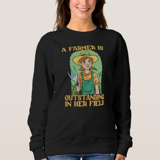 Sweatshirt Farmer Matching Couples Definition for Women (Devant)