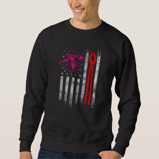 Sweatshirt Farrier Horseshoe Hoof Trimming Equine Shoeing (Devant)