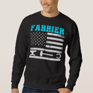 Sweatshirt Farrier Horseshoe Hoof Trimming Equine Shoeing _29