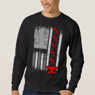 Sweatshirt Farrier Horseshoe Hoof Trimming Equine Shoeing _34